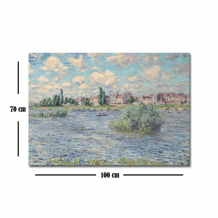 Wallity Cuadro de Claude Monet en Lienzo de Ante 70 x 100 cm Wallity Cuadro de Claude Monet en Lienzo de Ante 70 x 100 cm